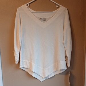Cottonway 3/4 Sleeve V Kneck Lightweight Top Size 0 New With Tags
